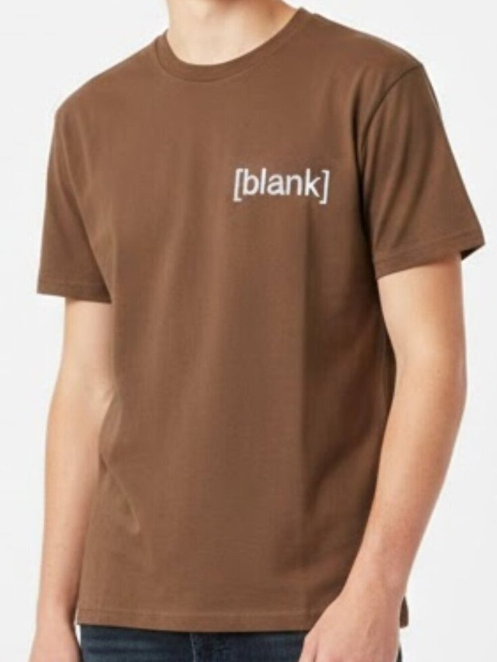 Streetwear Men’s T-Shirt Custom Design Brown Cotton size M NWOT